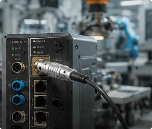 Ejemplo de aplicación para Hybrid-Serie: Automatización industrial