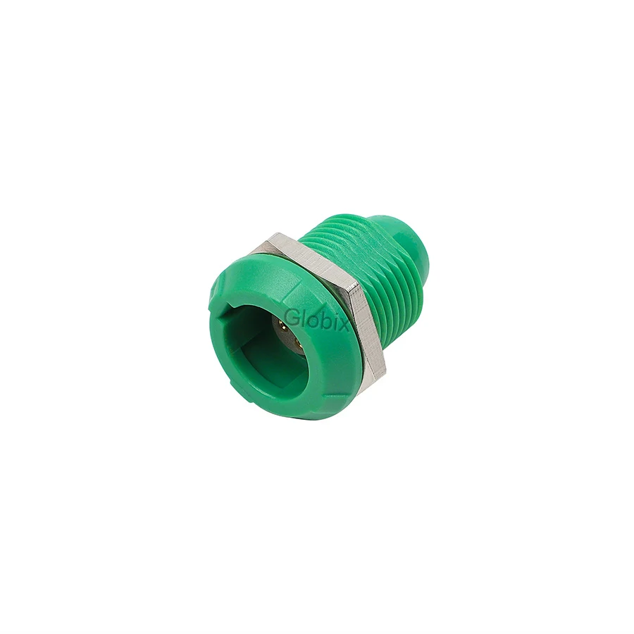 GLOBIX serie P, conector de plástico verde