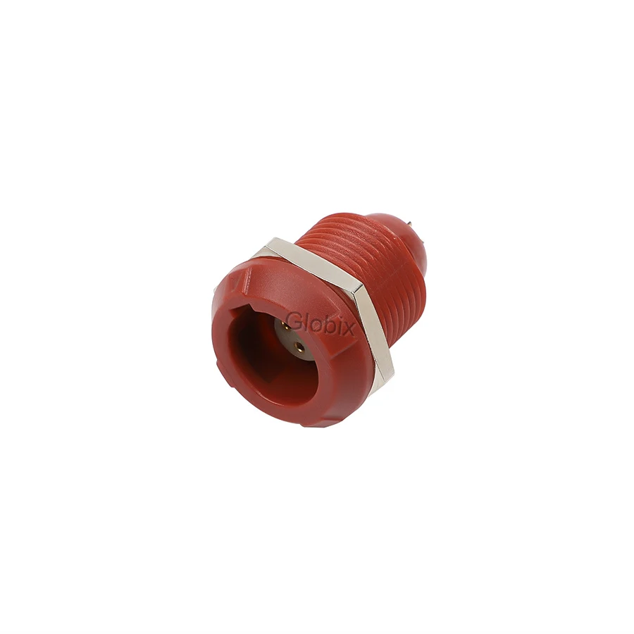 GLOBIX Serie P – Conectores de plástico, Color rojo