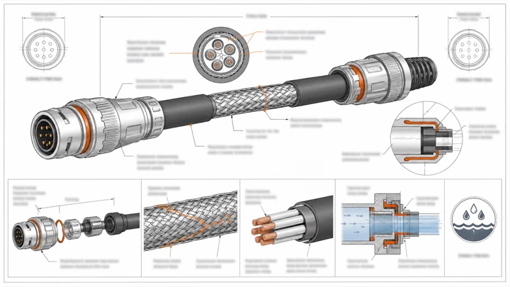 Ilustración de GLOBIX: Del requisito de cable TPE a un conjunto estanco verificable